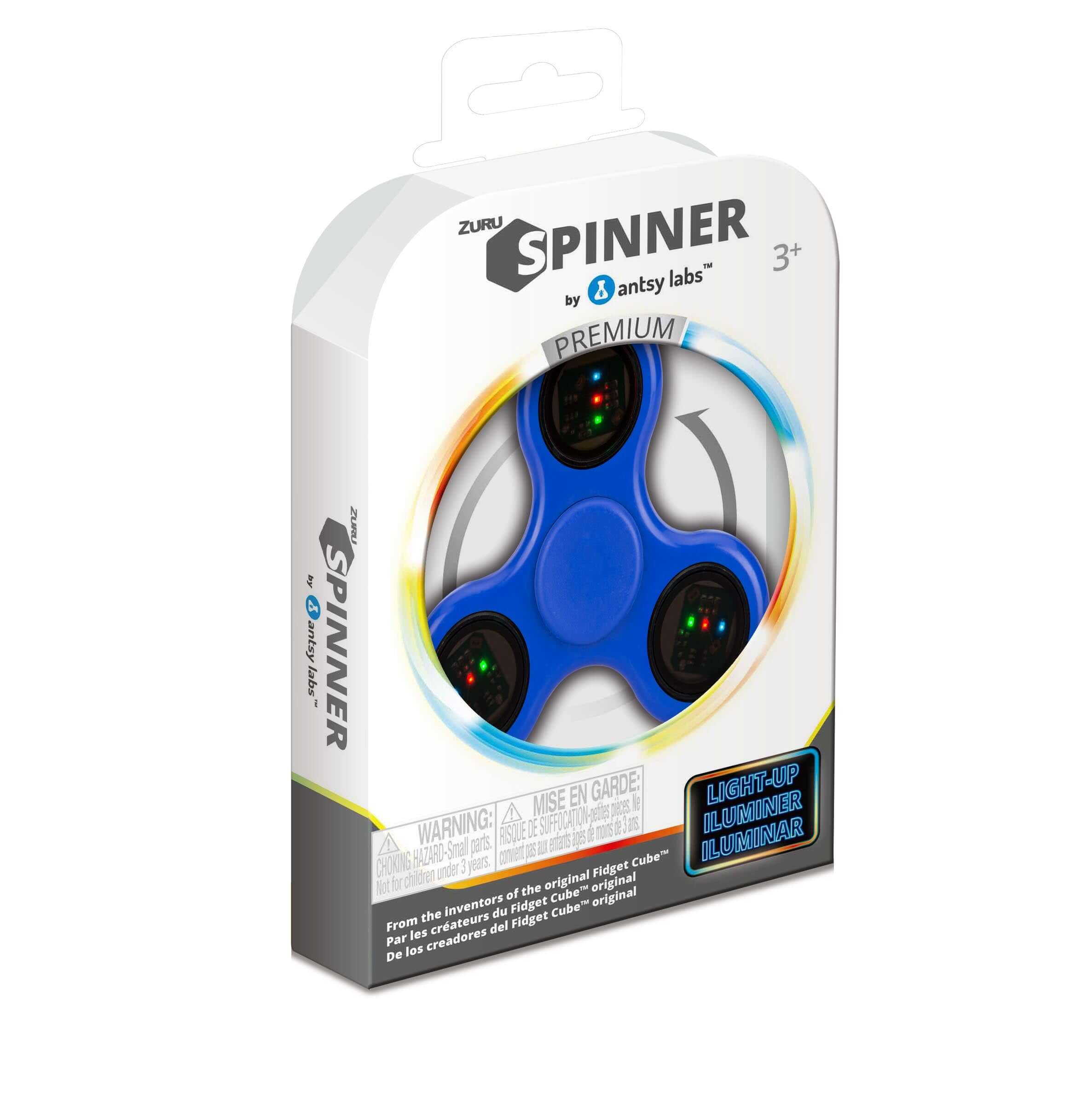 Light up hot sale spinner