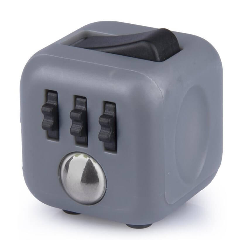 Cube Fidget Infini Anti-Stress GNALIA – Noir 8x4x2 Cm, ABS Rotatif 360°, Jouet Sensoriel Pour Adultes Et Enfants | Aide à La Concentration - 2