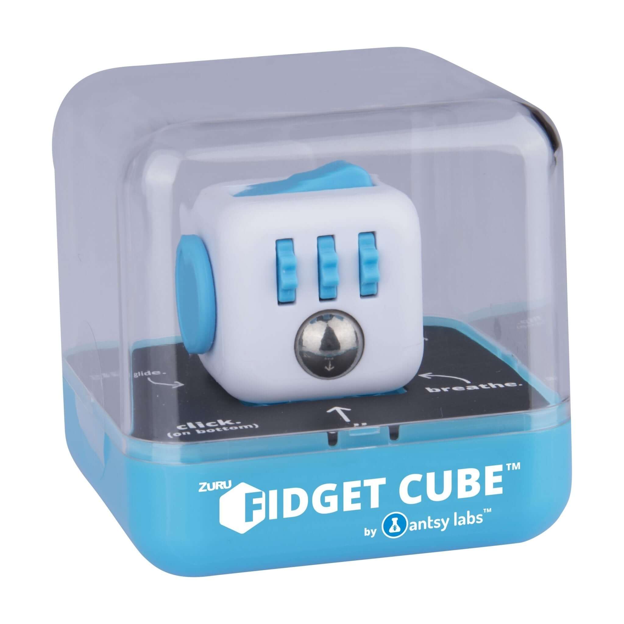 Fidget Cube 12 Faces Bleu