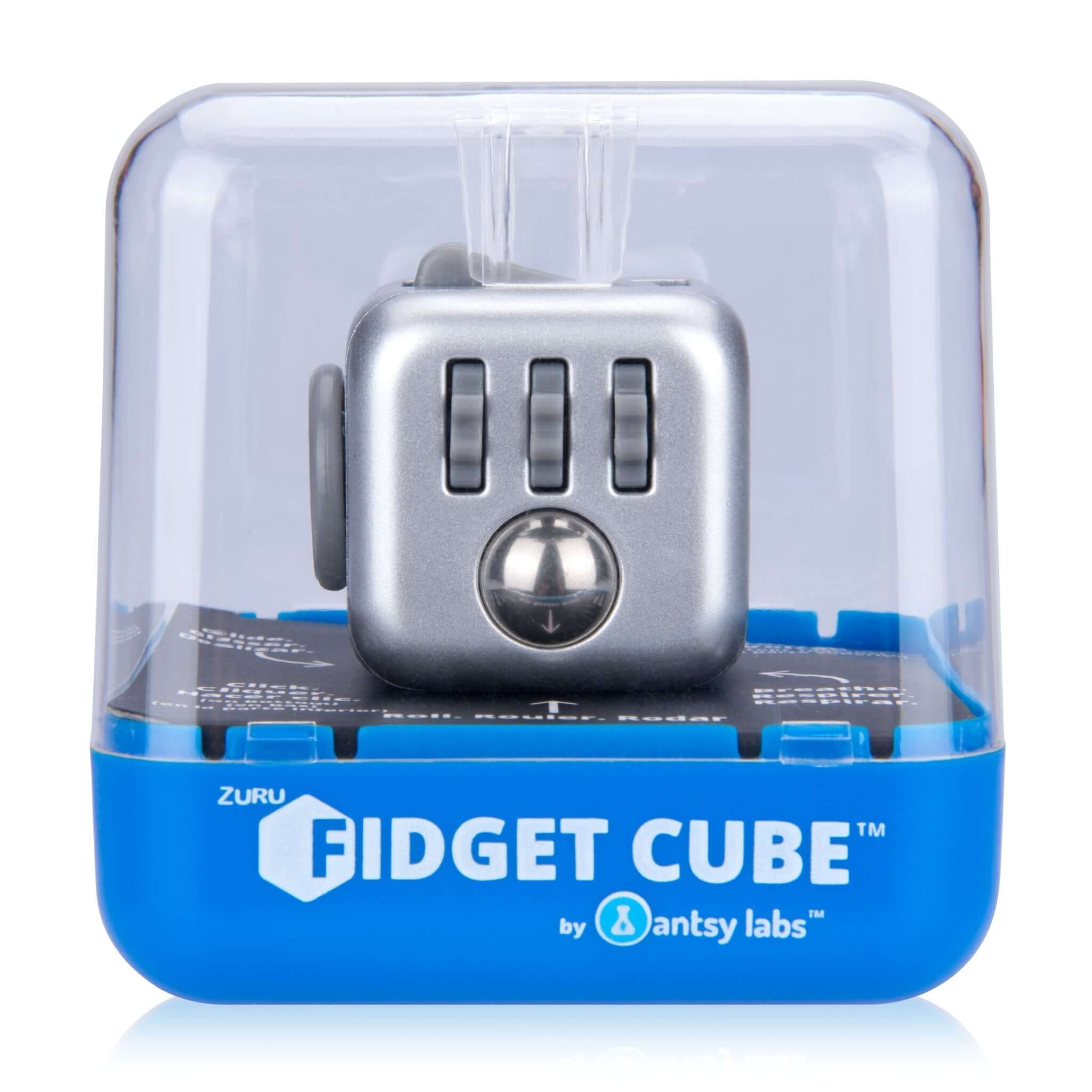 Fidget Cube (Custom Series) - Silver Cut - Antsy Labs