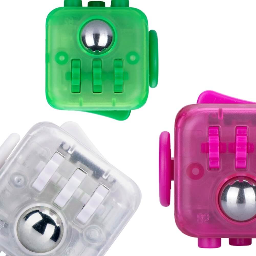 Fidget Cube (Custom Series) - Transparent - Antsy Labs