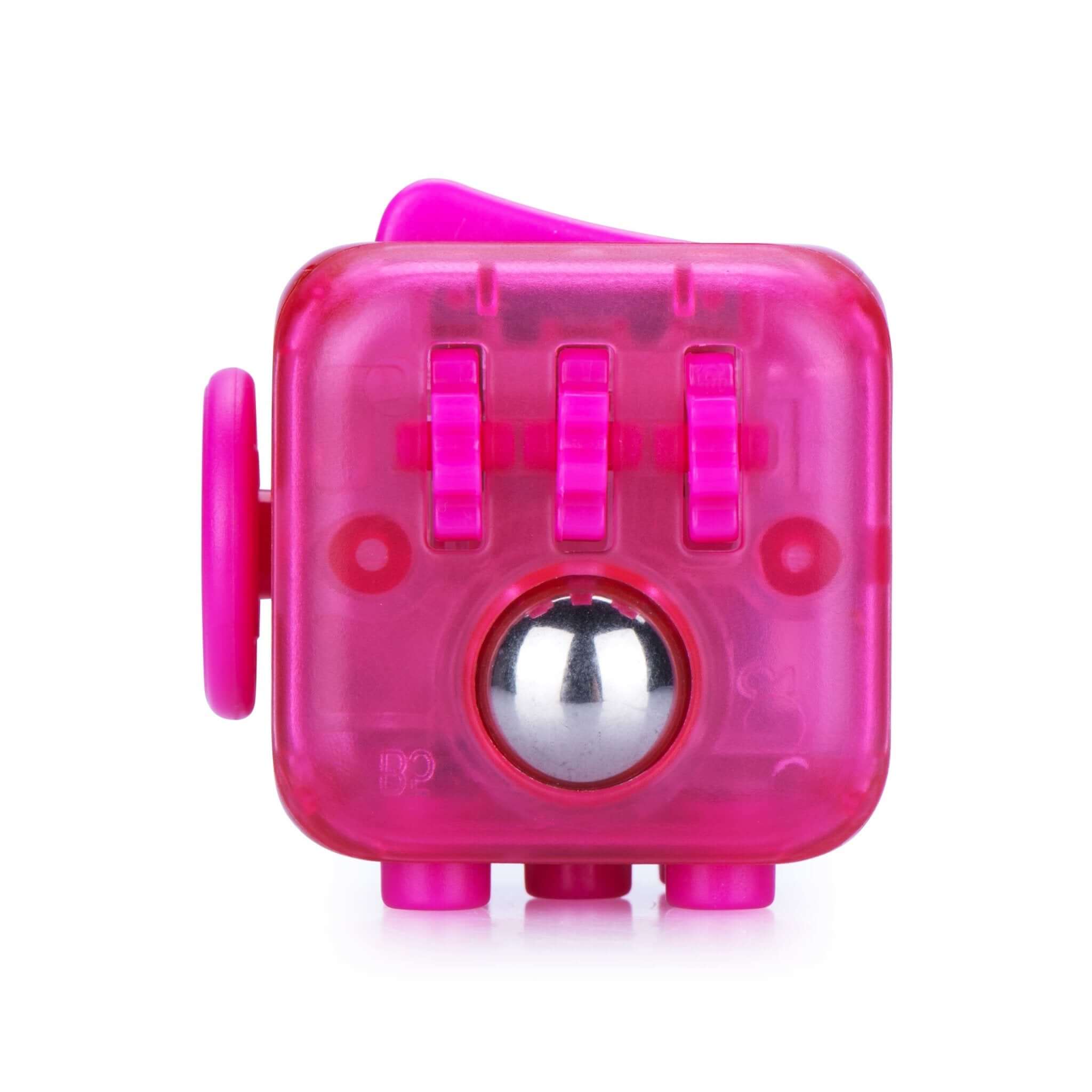 Fidget Cube (Custom Series) - Solid Pink Switch - Antsy Labs