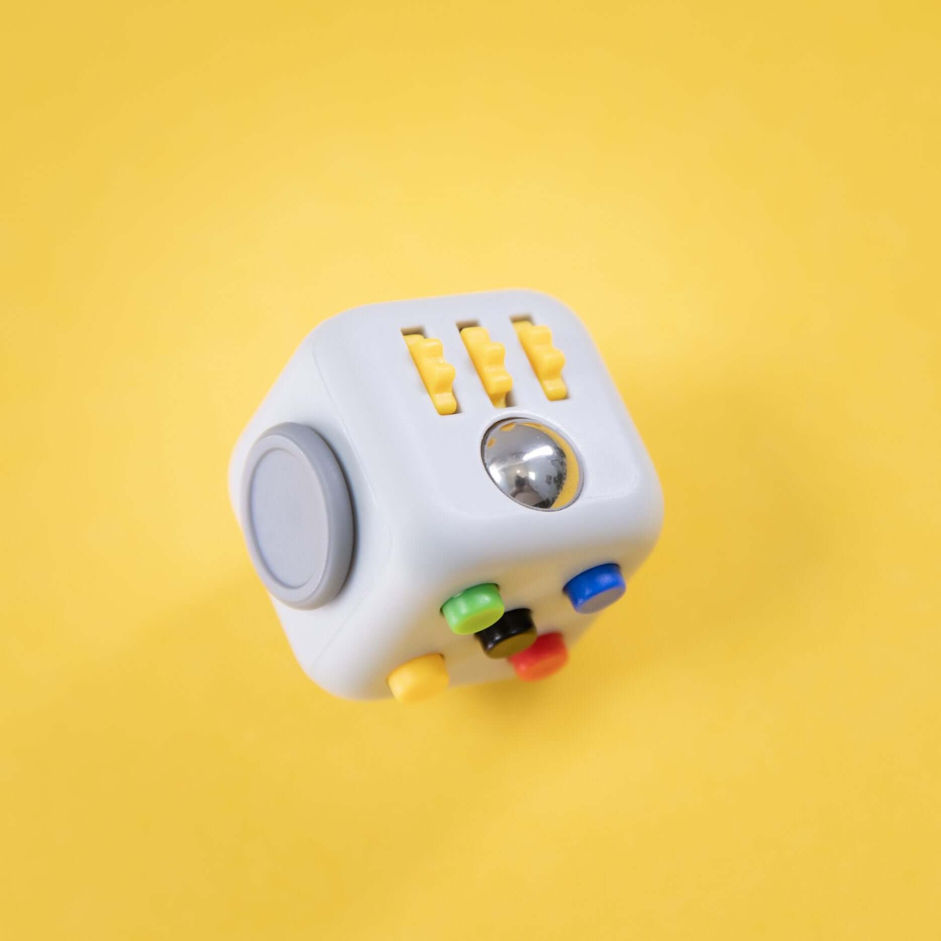 ZURU Fidget Cube by Antsy Labs - Neon Green Glow in The Dark Fidget Cube