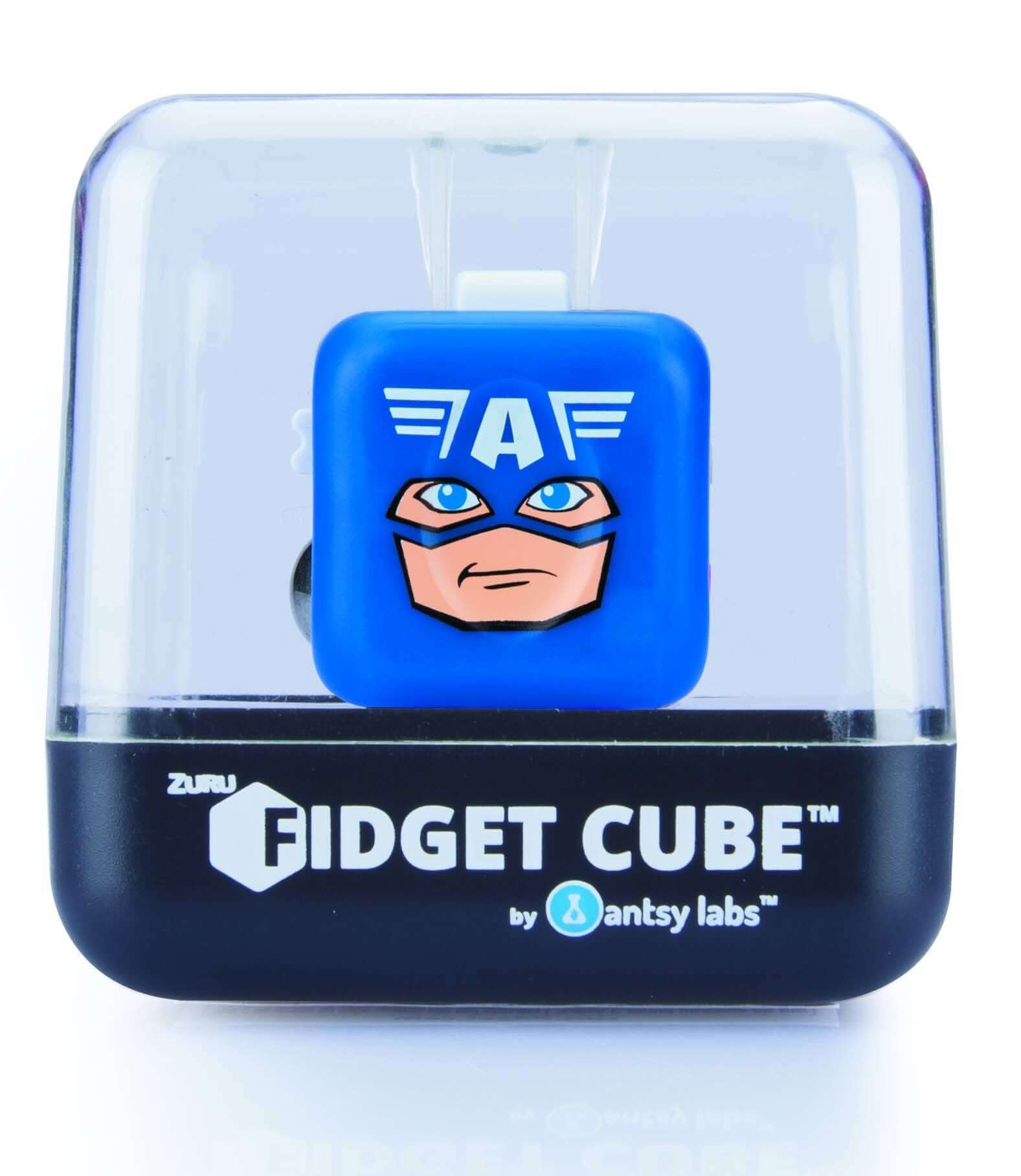 Fidget Cube (Marvel Series) - Captain America - Antsy Labs