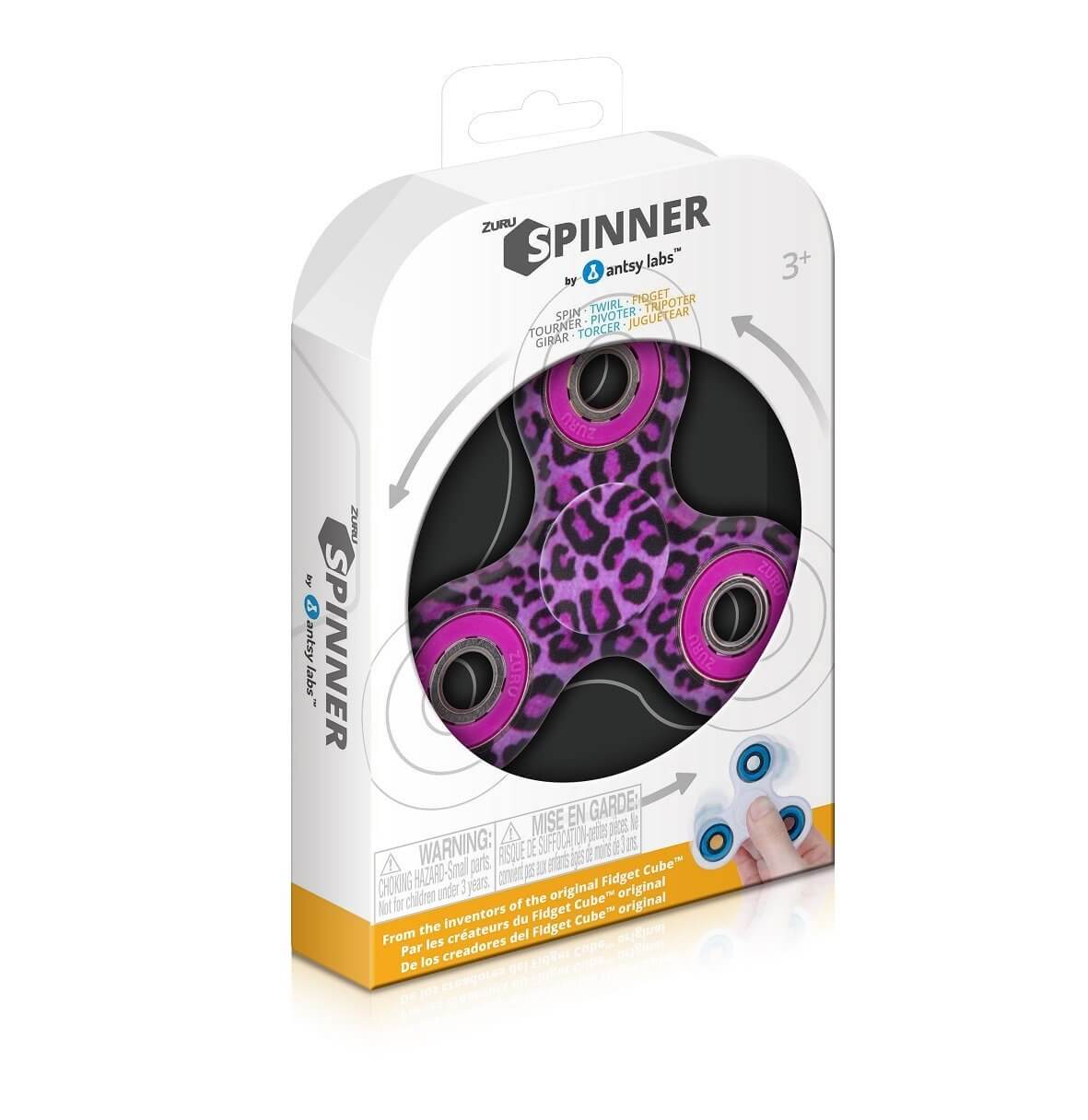 Fidget Spinner - Pink Leopard - Antsy Labs