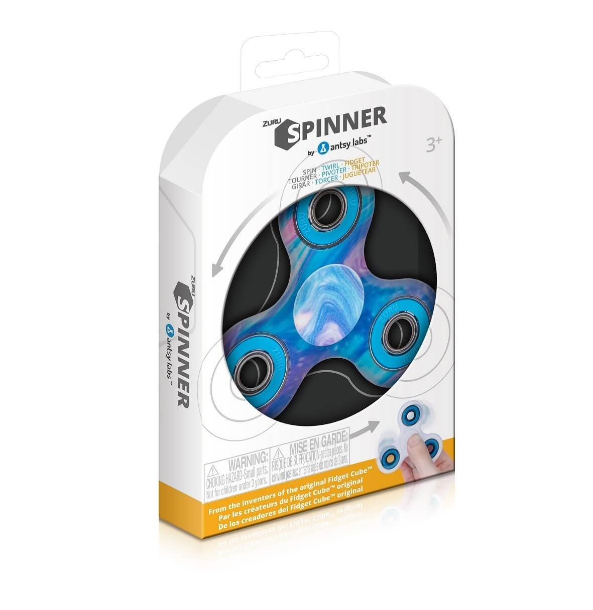 Fidget Spinner - Multi Color Marble - Antsy Labs
