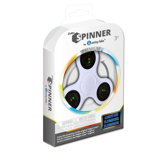 Fidget Spinner (LED Series) - White - Antsy Labs