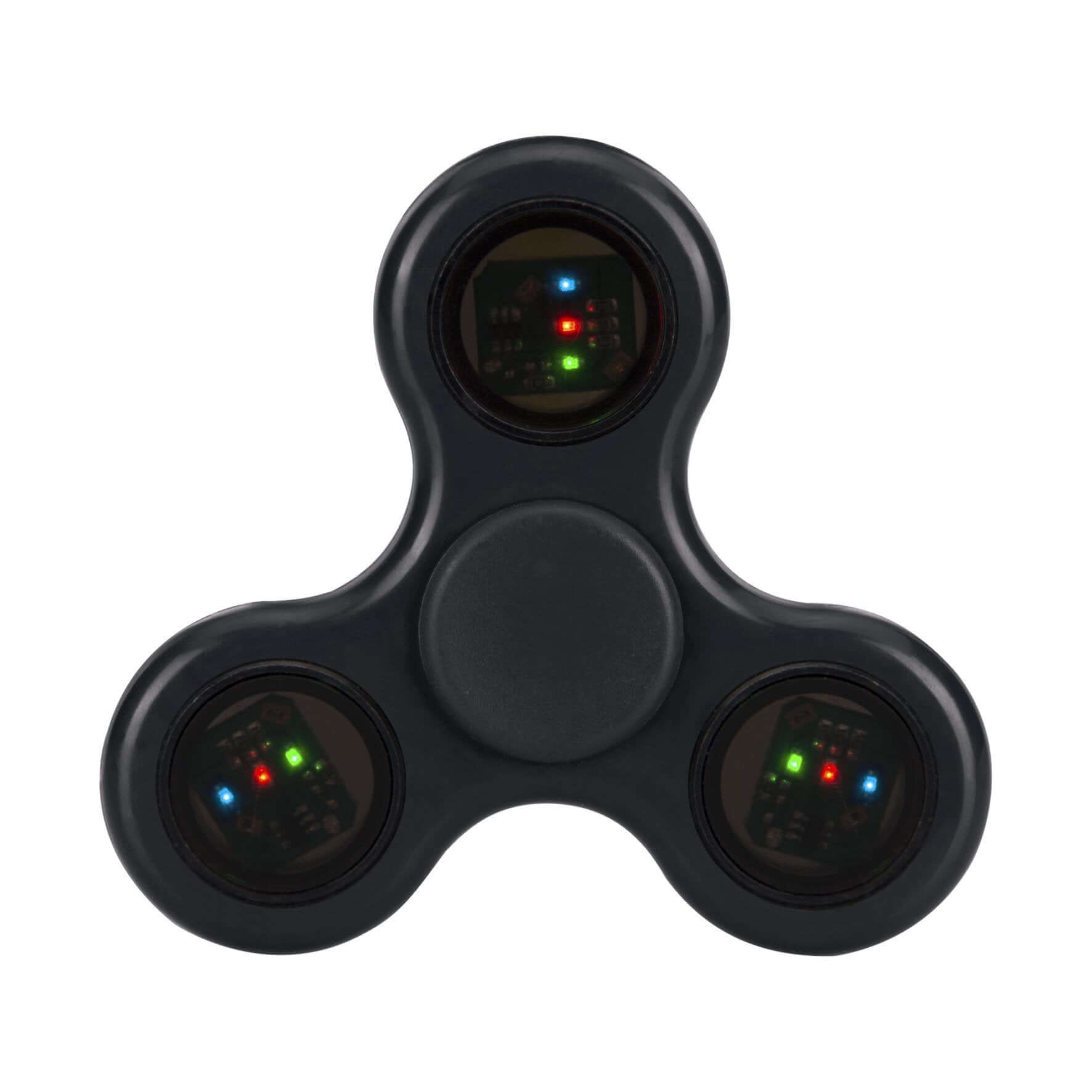 Fidget Spinner (LED Series) - Black - Antsy Labs