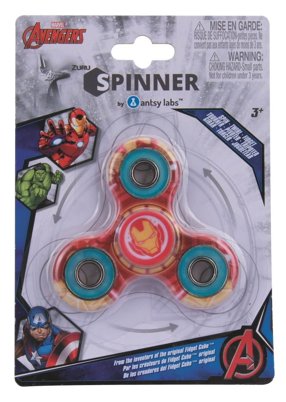 Fidget Spinner (Marvel Series) - Captain America (Print) - Antsy Labs