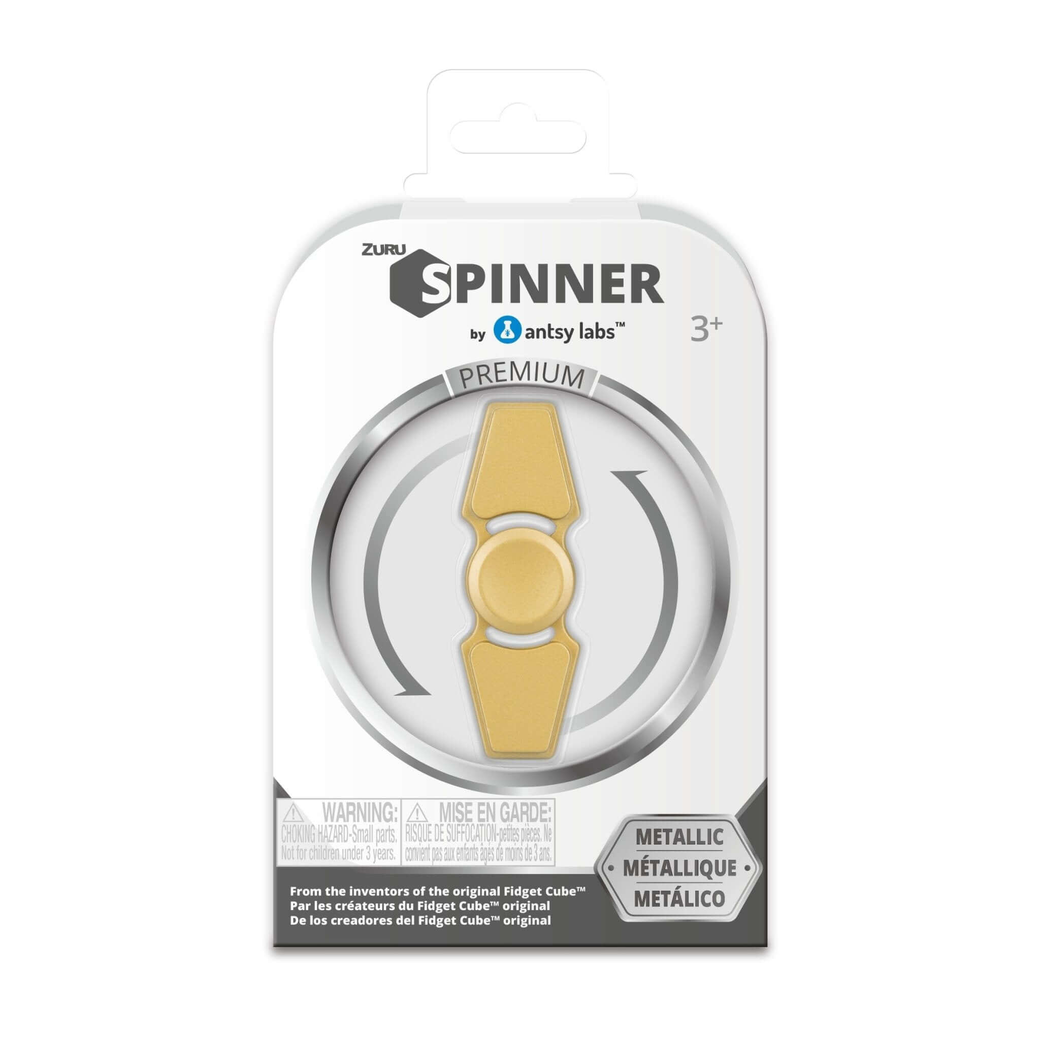 Fidget Spinner (Metallic Series) - Gold - Antsy Labs